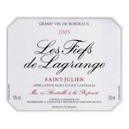 Fiefs de Lagrange Bordeaux - Médoc 1995 Rouge